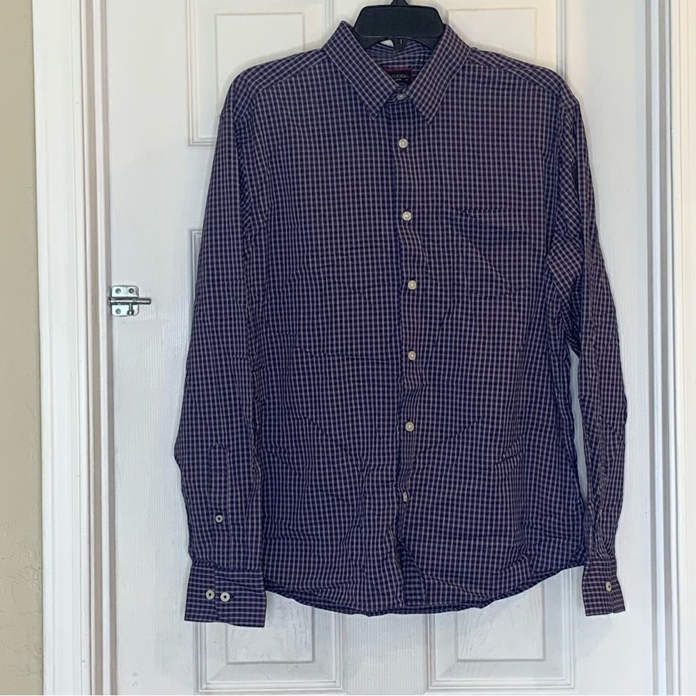 UNTUCKit Wrinkle -Free Performance Larkin Shirt Size Large